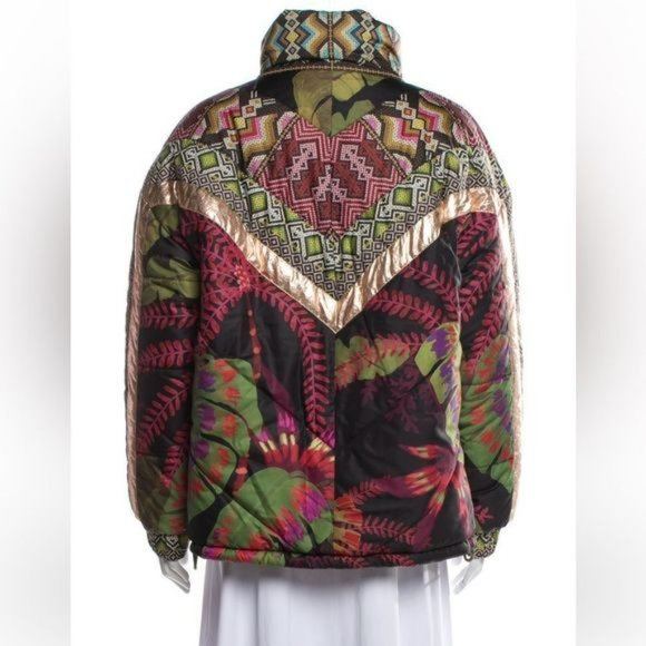 NWT farm?Rio?reversible oversized puffer jacket S - Picture 2 of 3